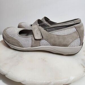 Dansko Women's Hennie Grey Suede Mary Jane Comfort Shoes Size Us 9.5-10 Eu 40